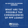 The Possible Tax Consequences of PPP Loans